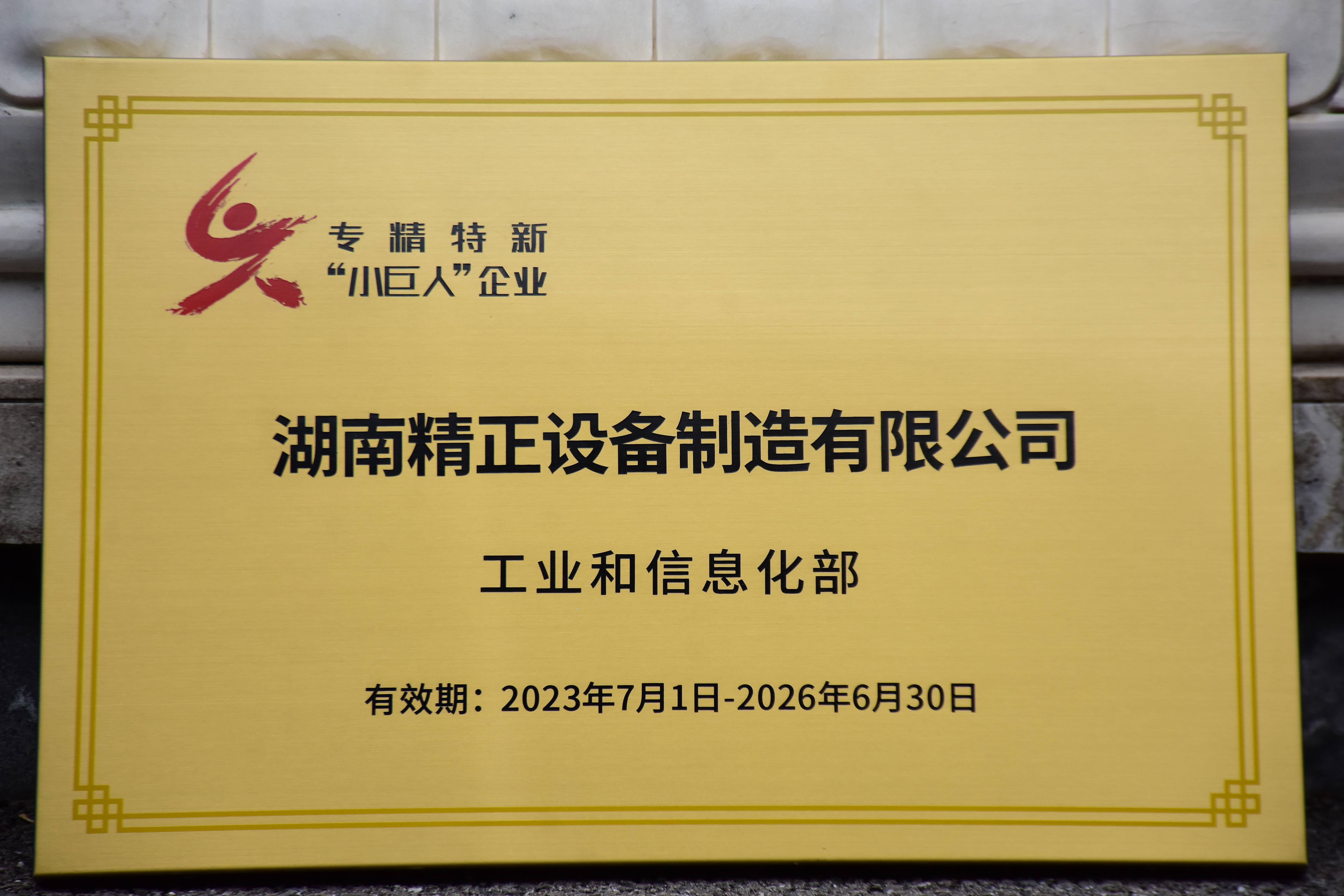 千亿体育集团（中国）股份有限公司官网获得“专精特新”小巨人企业
